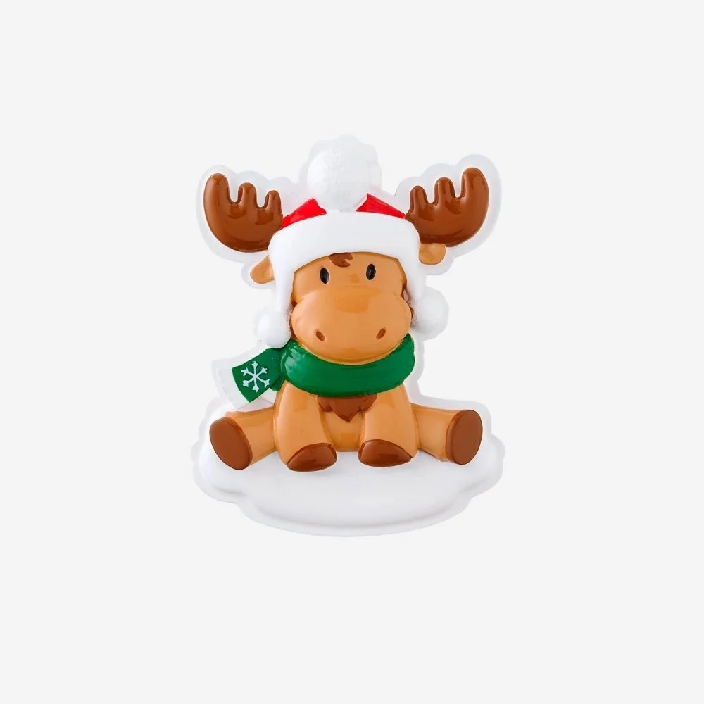 Moose Baby Personalised Christmas Decoration