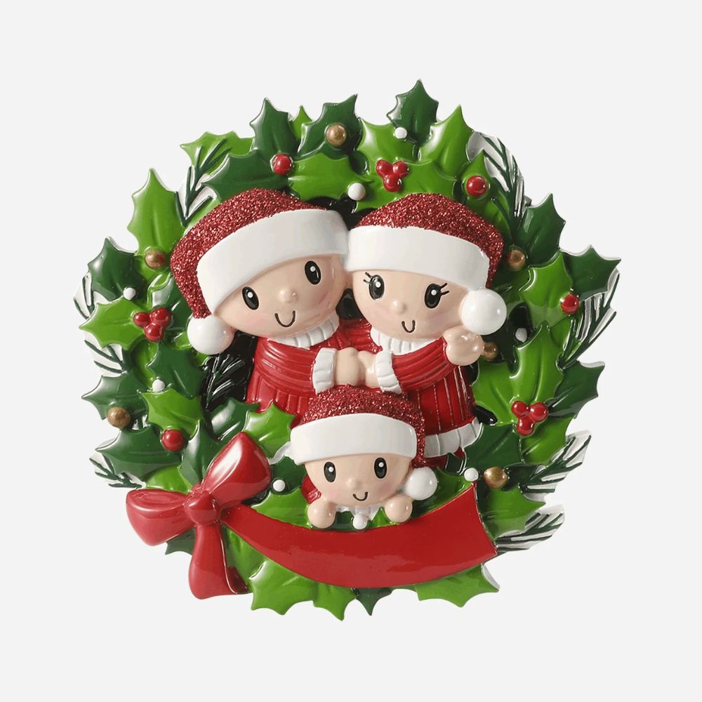 Wreath Family x 3