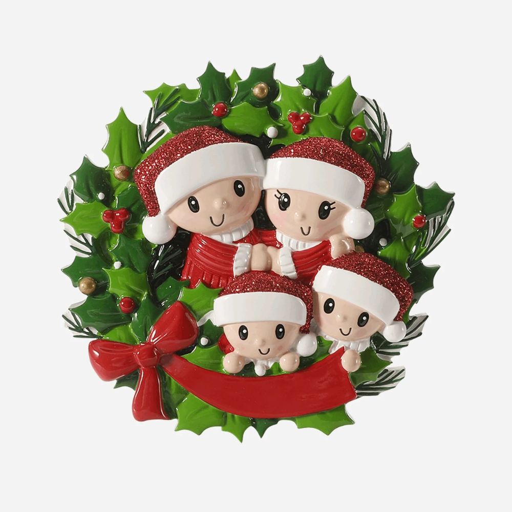 Wreath Family x 4
