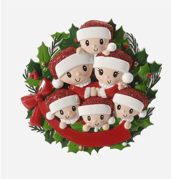 Wreath Family x 6