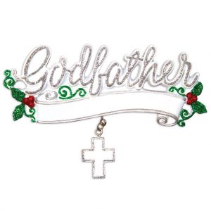 Godfather Personalised Christmas Decoration