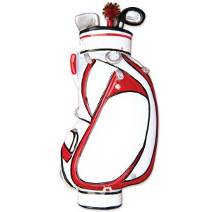 Golf Bag Personalised Christmas Ornament Decoration