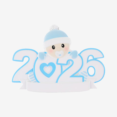 Baby Boy 2026 Personalised Christmas Decoration