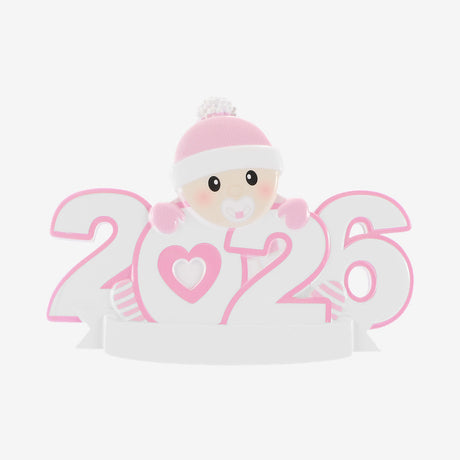 Baby Girl 2026 Personalised Christmas Decoration