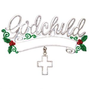 Godchild Personalised Christmas Decoration