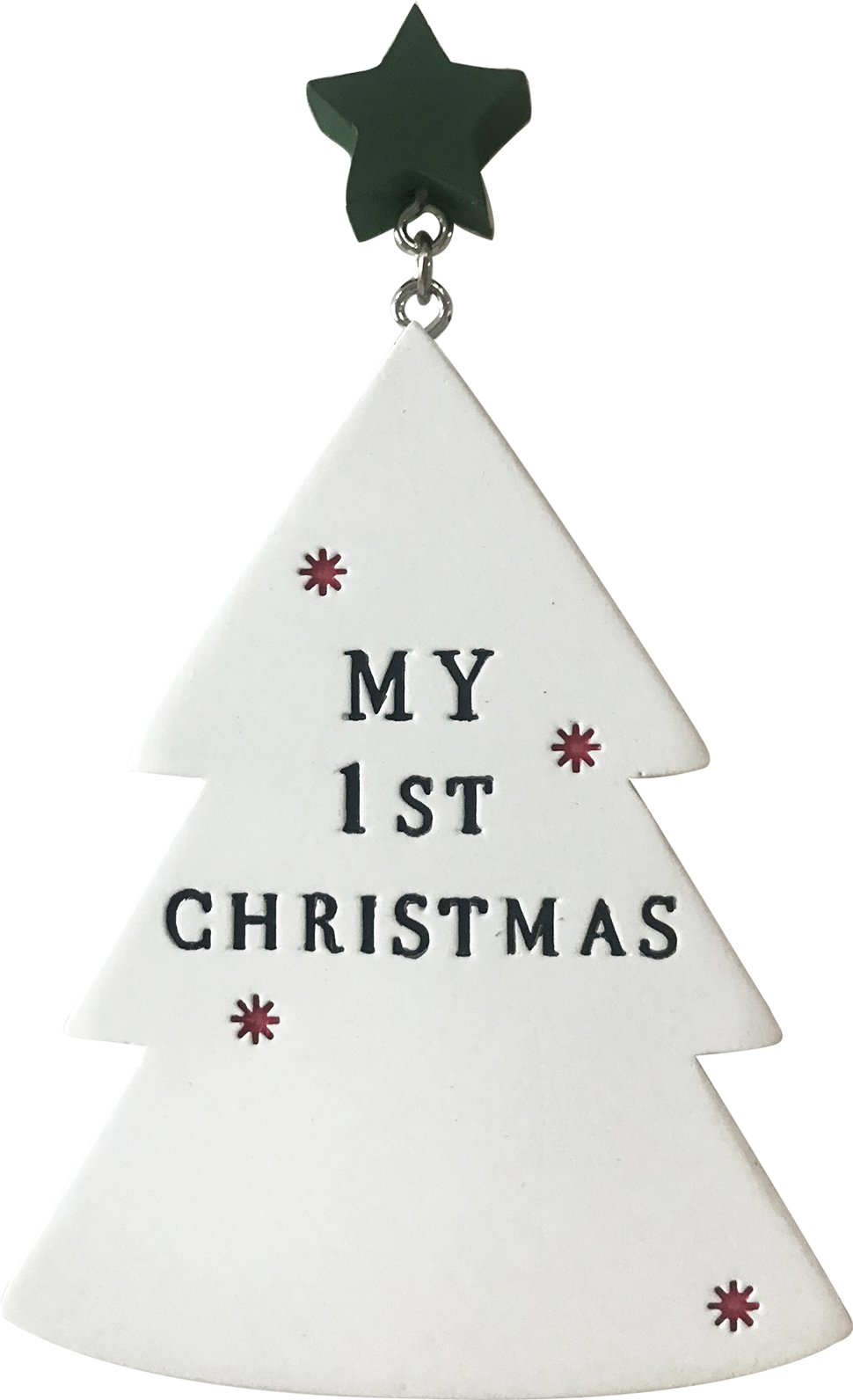 Babys 1st Christmas Tree - Personalised Christmas Decoration - Trim The Tree