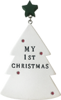 Babys 1st Christmas Tree - Personalised Christmas Decoration - Trim The Tree