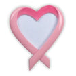 Breast Cancer Pink Heart Personalised Christmas Ornament