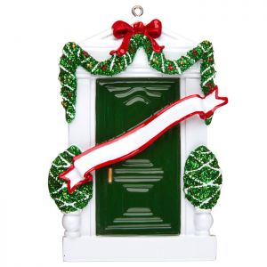 Green Door Personalised Christmas Decoration
