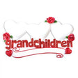 Grandchildren Hearts x 3 Personalised Christmas Decoration