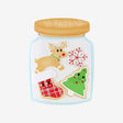 Cookie Jar Family of 3 Personalised Christmas Decoration