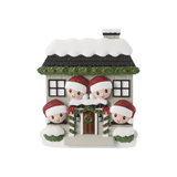 New House Family of 4 Personalised Christmas Decoration