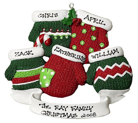 Christmas Mittens x 5