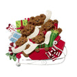 Brown Bears on Sled x 5 Personalised Christmas Decoration